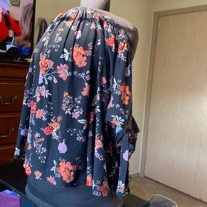 Womens 3x Floral Blouse